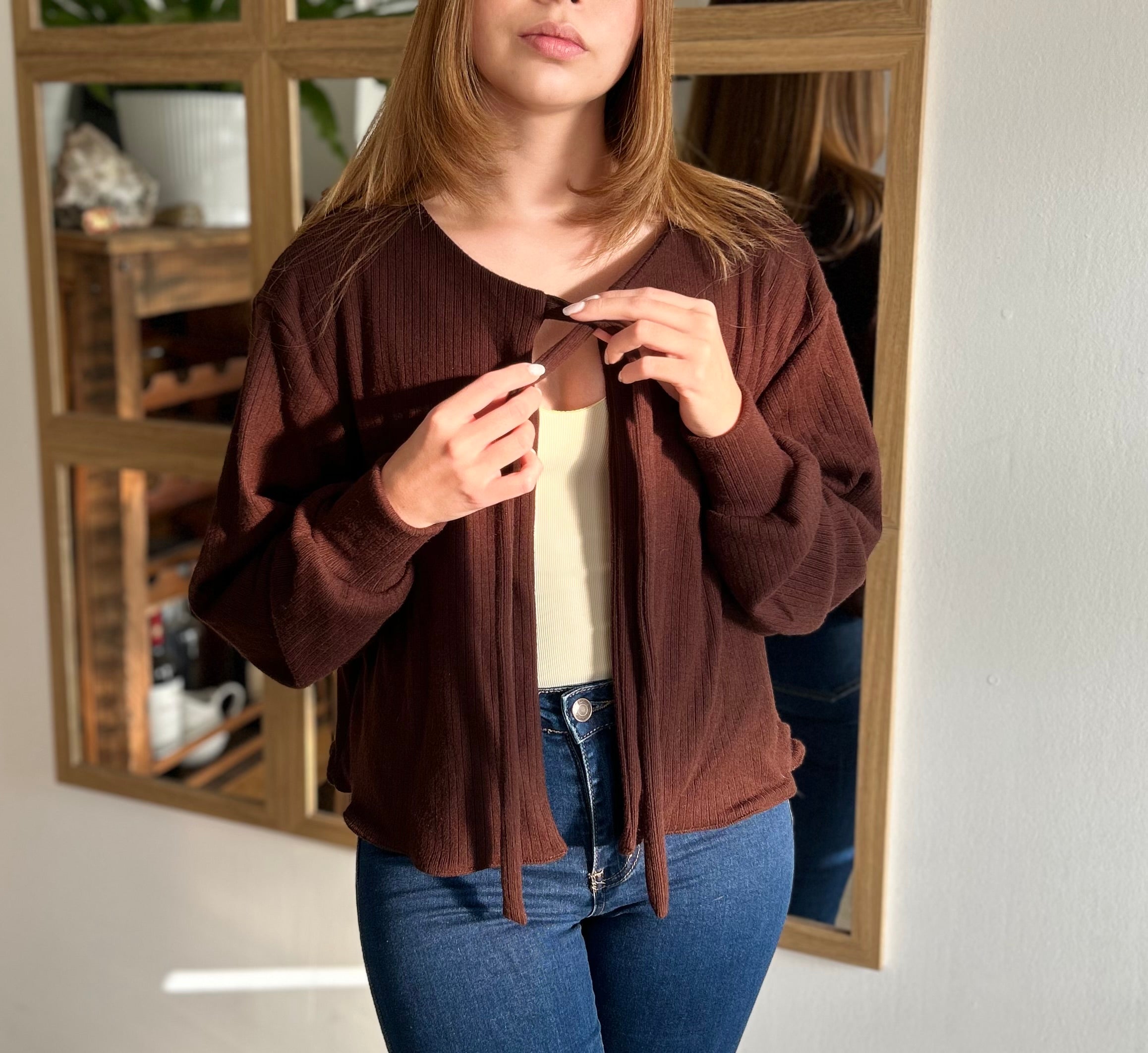 Cardigan Clara - Color Chocolate