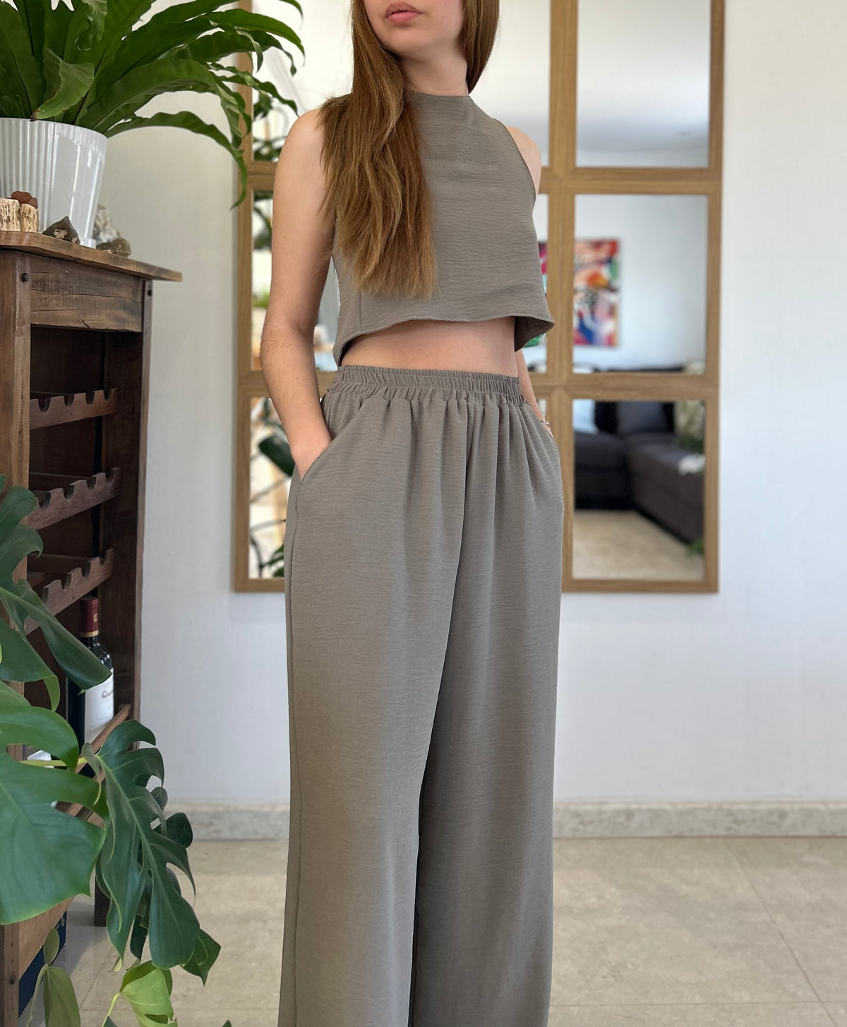 Conjunto Olivia - Color Verde Seco