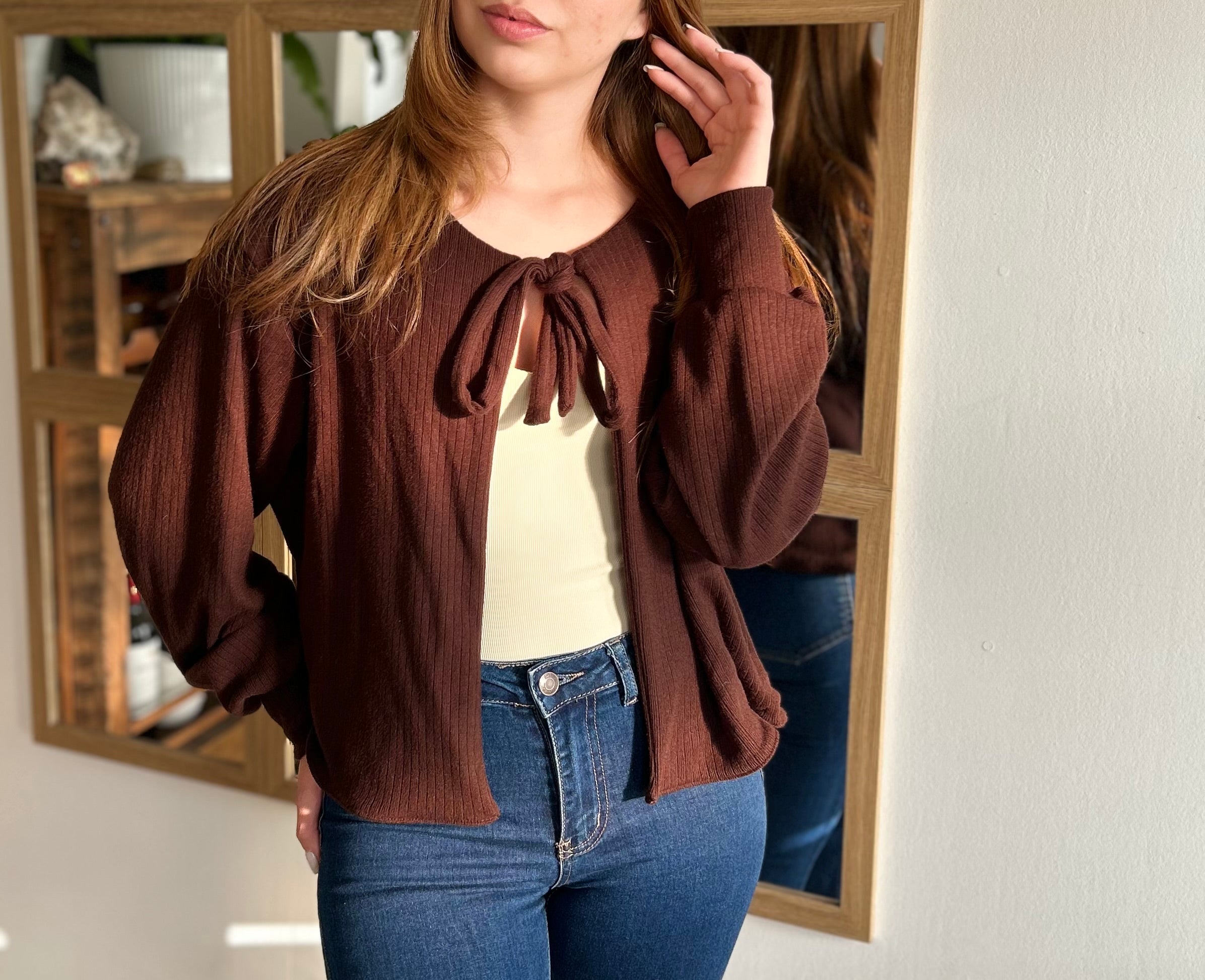 Cardigan Clara - Color Chocolate