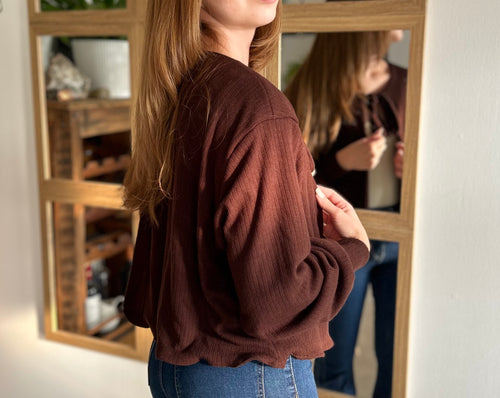 Cardigan Clara - Color Chocolate