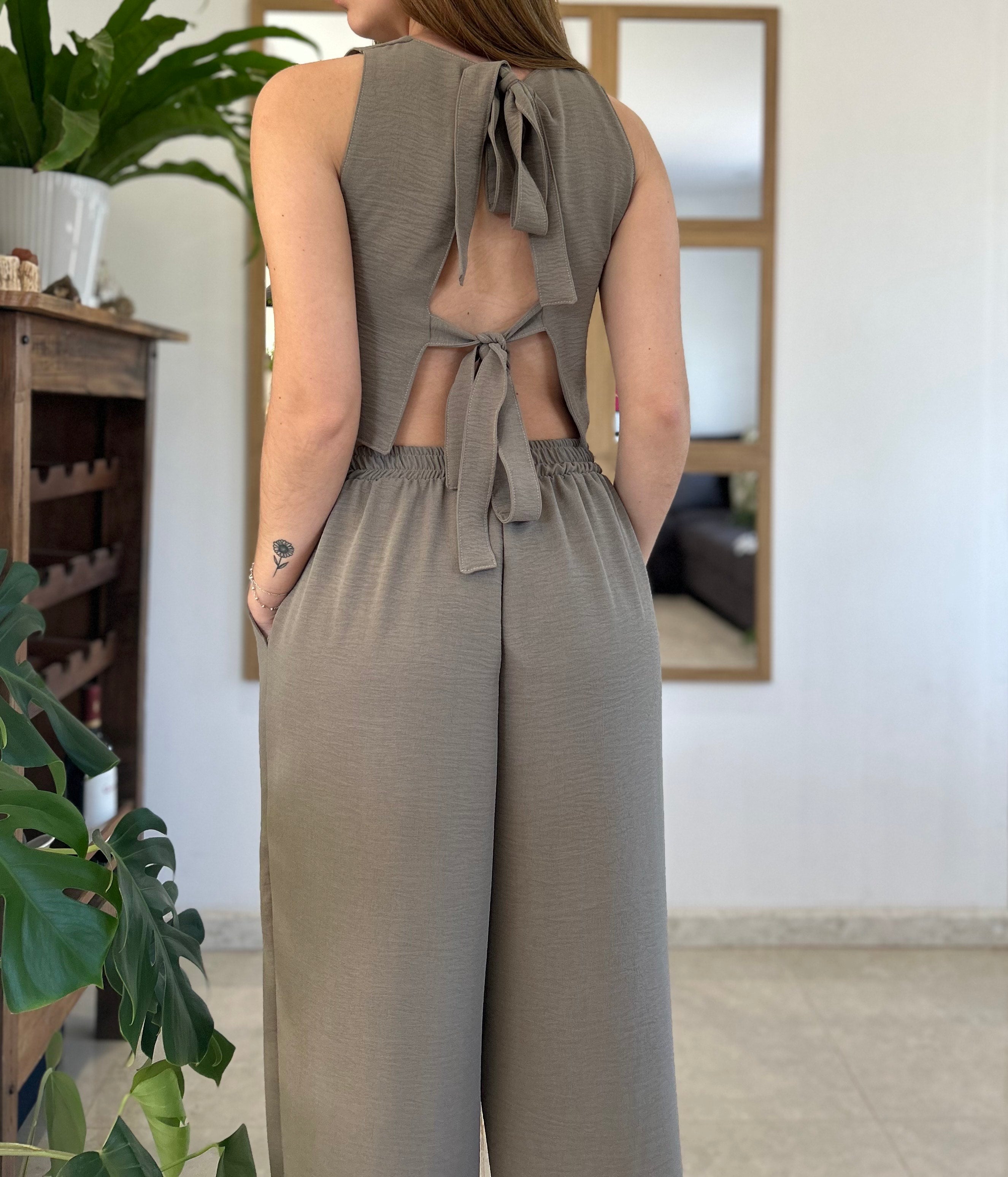 Conjunto Olivia - Color Verde Seco