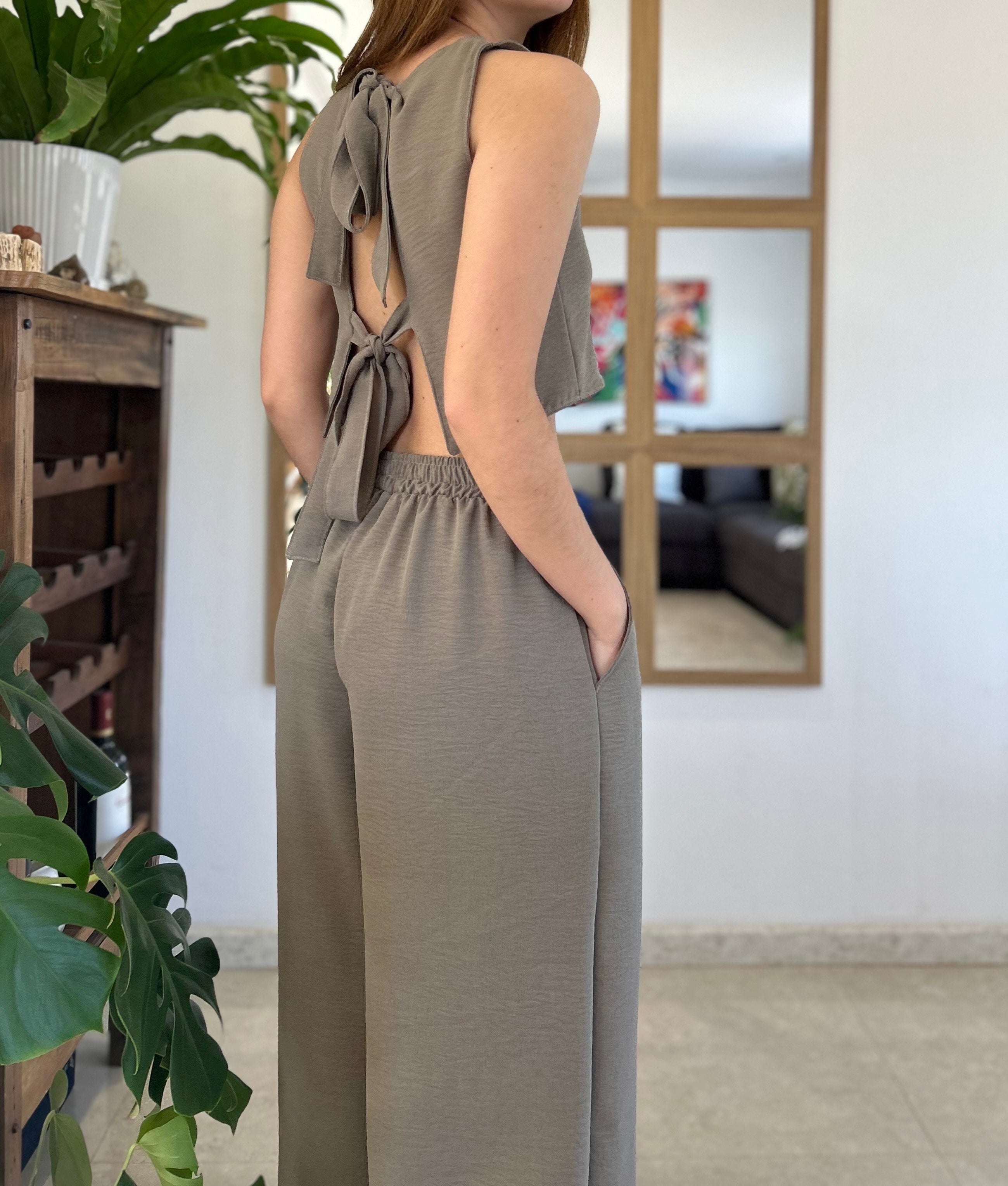 Conjunto Olivia - Color Verde Seco