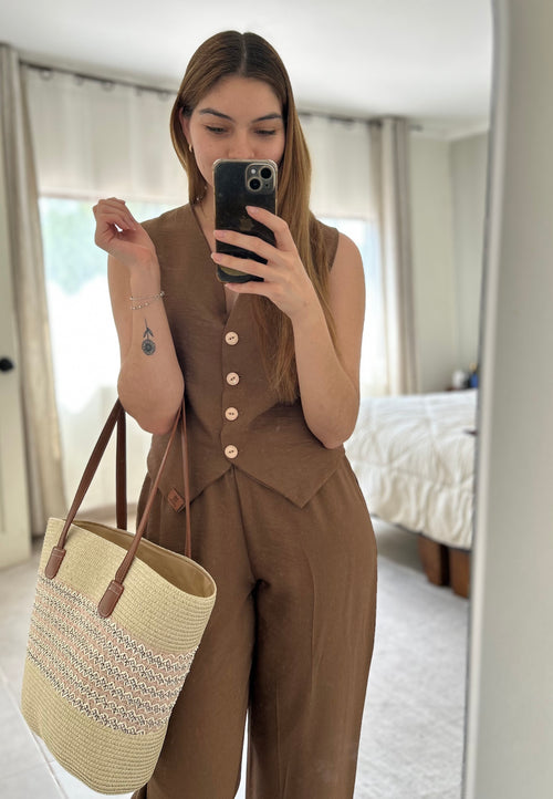 Bolso Atelier - Color Palo Rosa